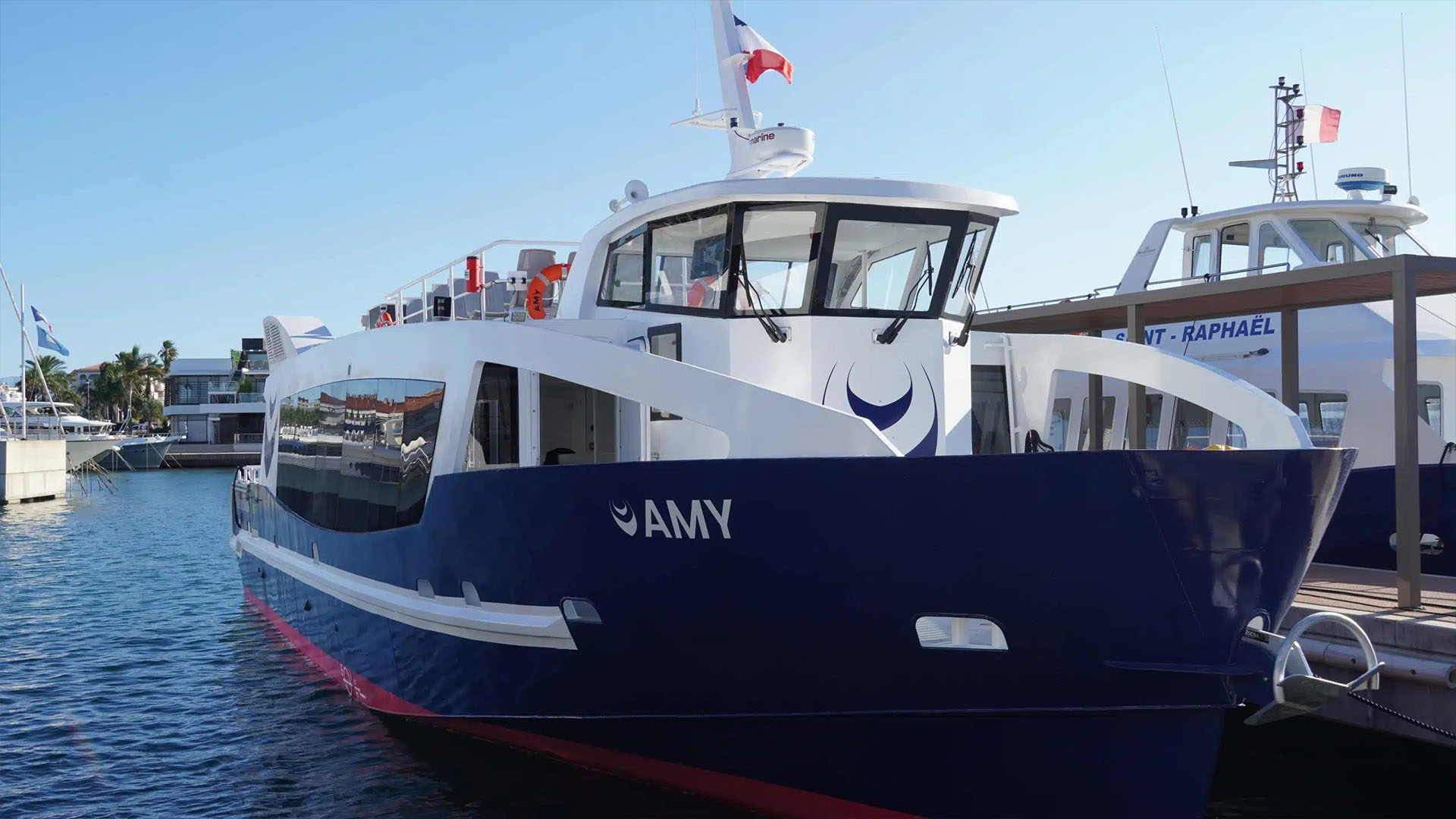 Les bateaux bleus